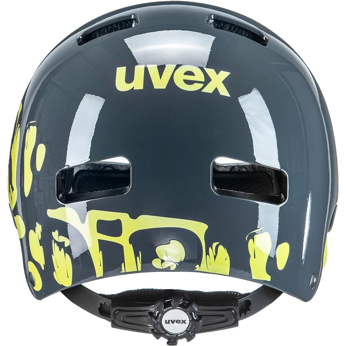 Uvex Kid 3 Dirtbike Grey-Lime - 51-55