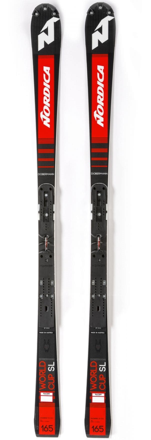 Nordica Dobermann SL WC DEPT Plate Black/Red - 165 cm