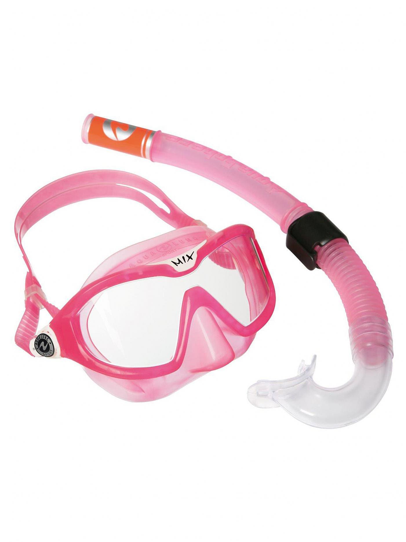 Aqua Lung Combo Mix Set Taucherbrille Pink/White -