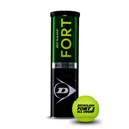 Dunlop Fort All Court Tube mit 4 Bälle