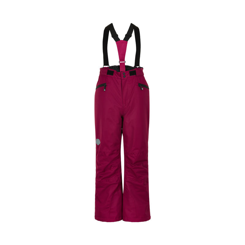 Color Kids Ski pants w/Pockets, AF 10.000 All seams taped Beet Red - 98