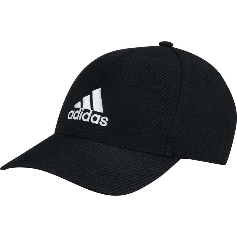 ADIDAS BASEBALL CAP COT BLACK/BLACK/WHITE - OSFY